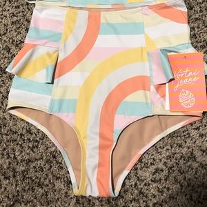 Kortni Jeane Side Ruffle Bottoms